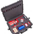 Filter press in transport case