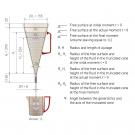 Marshtrichter gem&auml;&szlig; NF P18-507