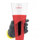 Transparent Imhoff funnel