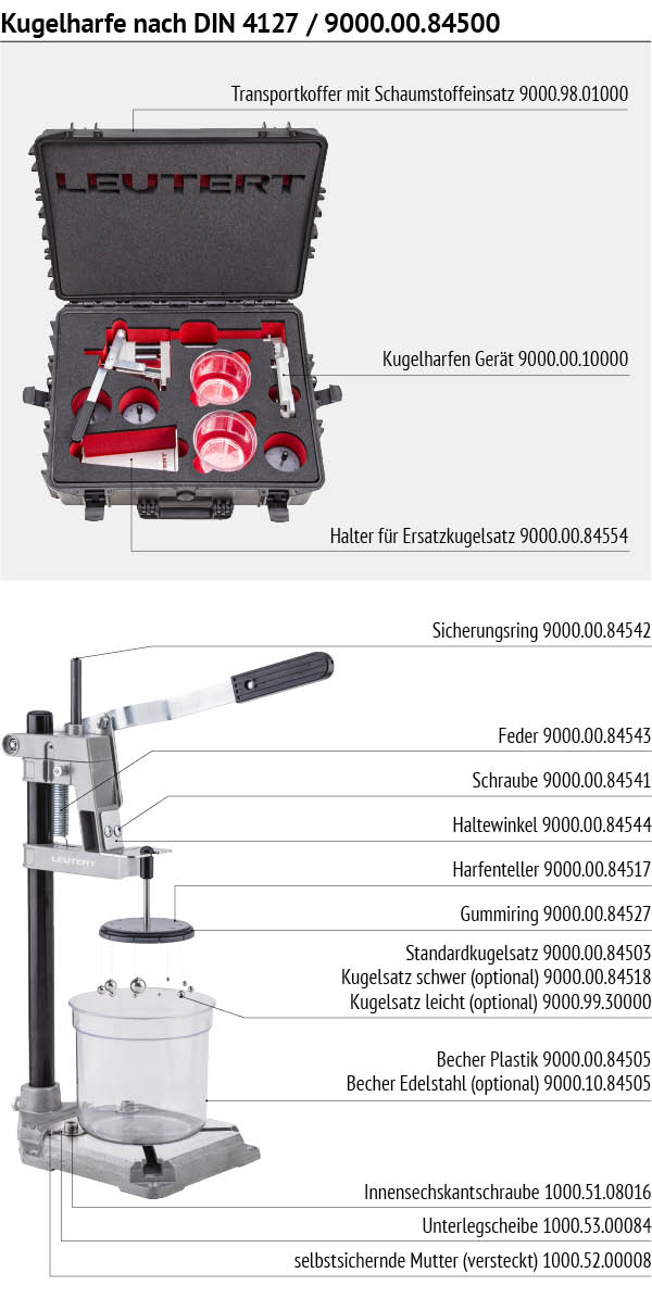 Bestellinformationen Kugelharfe